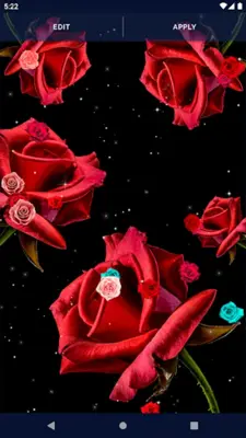 Red Rose 4K Live Wallpaper android App screenshot 1